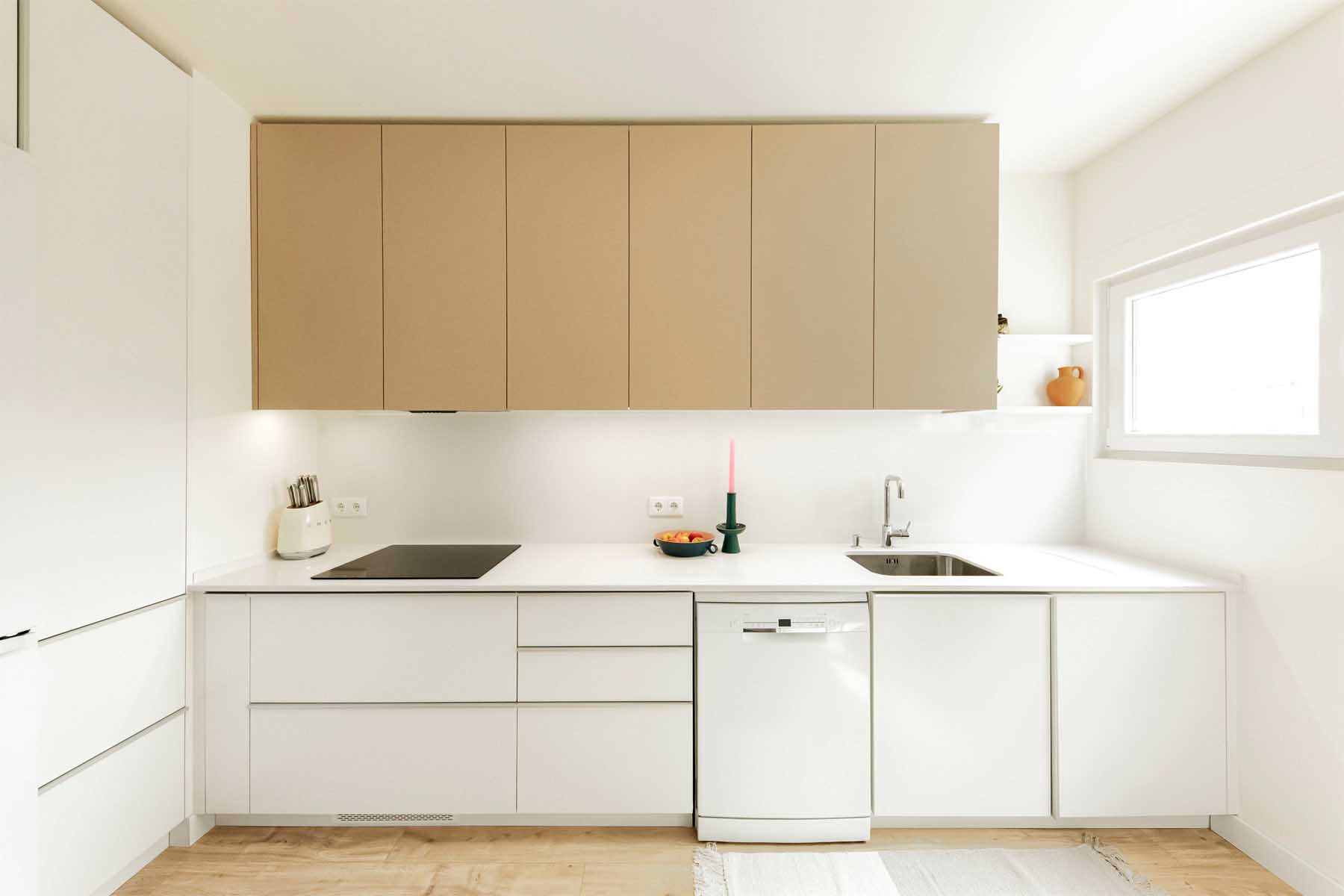 Remodelação de Apartamento (cozinha) | Lisboa - Desenho Branco